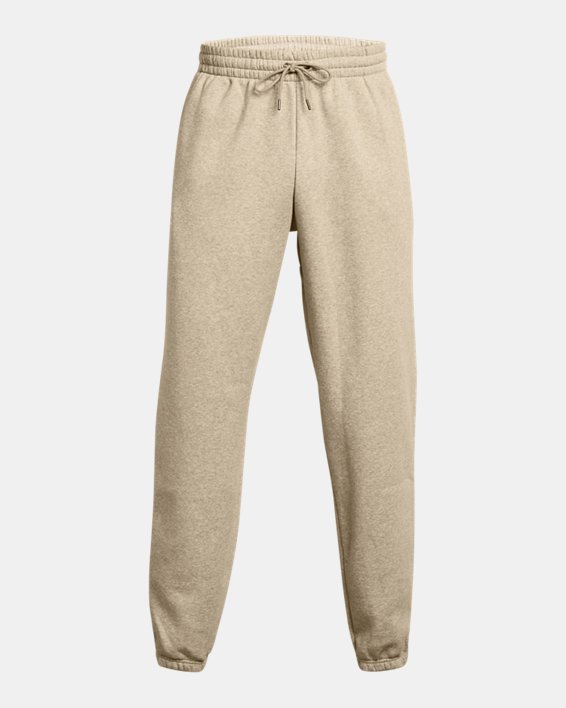 Men's UA Essential Fleece Puddle Pants, Brown, pdpMainDesktop image number 5